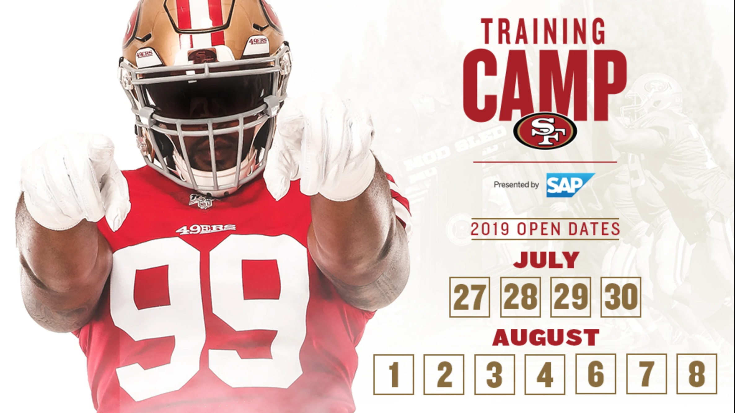 49ers Training Camp Tickets for Sale 2019